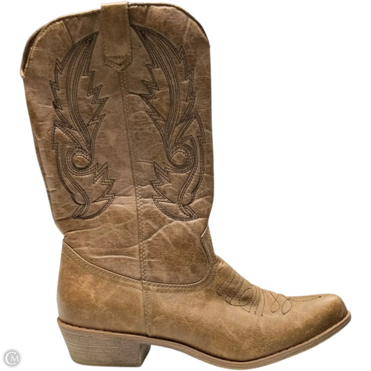 Boots Western By Coconuts In Brown, Size: 8
