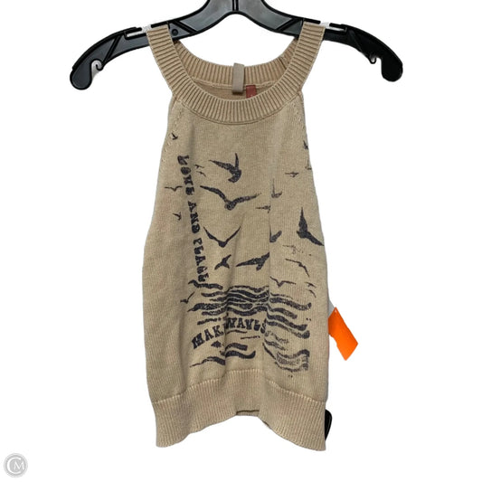 Top Sleeveless By Pilcro In Beige, Size: S