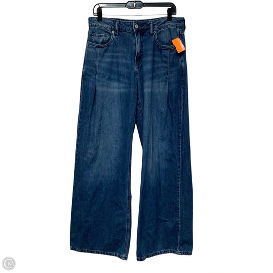 Jeans Wide Leg By Lucky Brand In Blue Denim, Size: 8