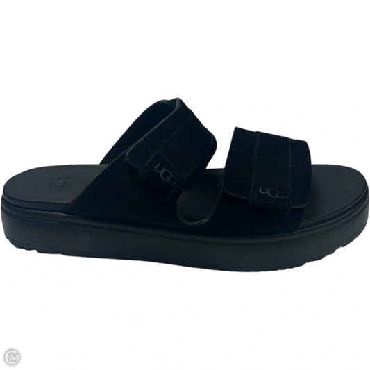 Sandals Designer By Ugg In Black, Size: 8.5