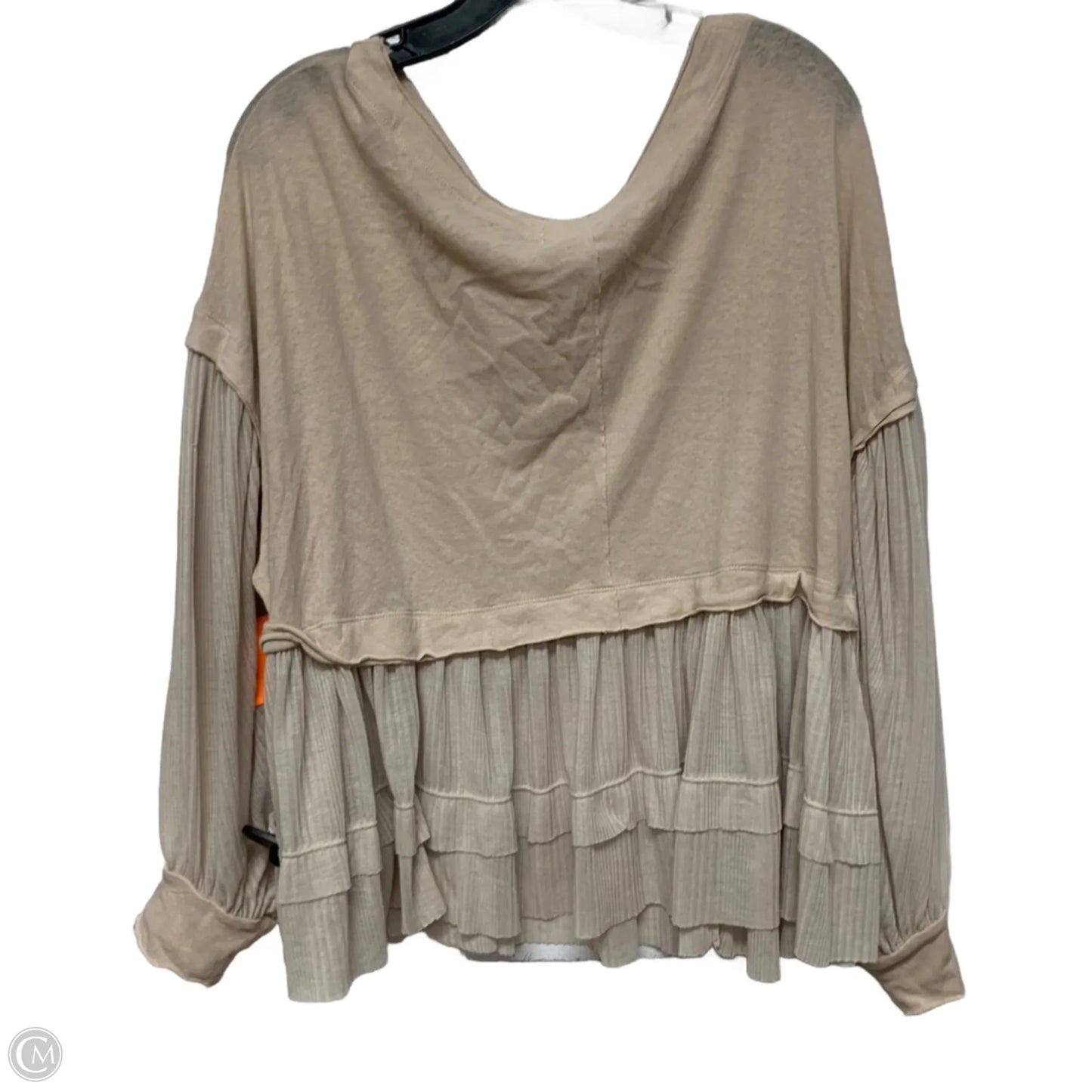 Top Long Sleeve By We The Free In Beige, Size: Xs