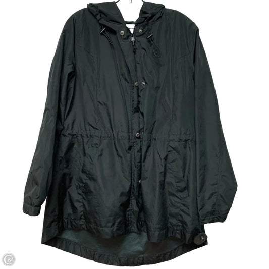 Coat Raincoat By A New Day In Black, Size: Xl