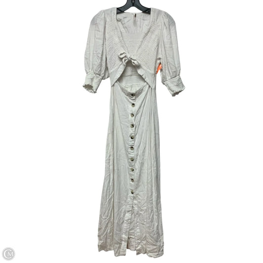 Dress Casual Maxi By Free People In White, Size: Xs