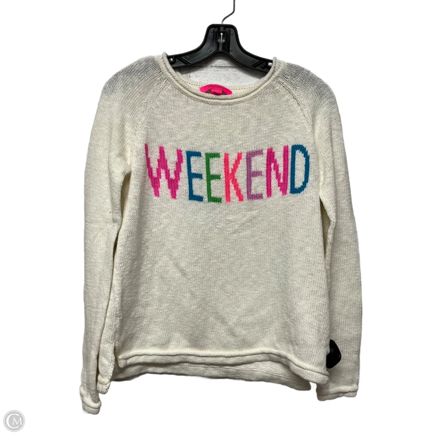 Sweater Designer By Lilly Pulitzer In White, Size: S