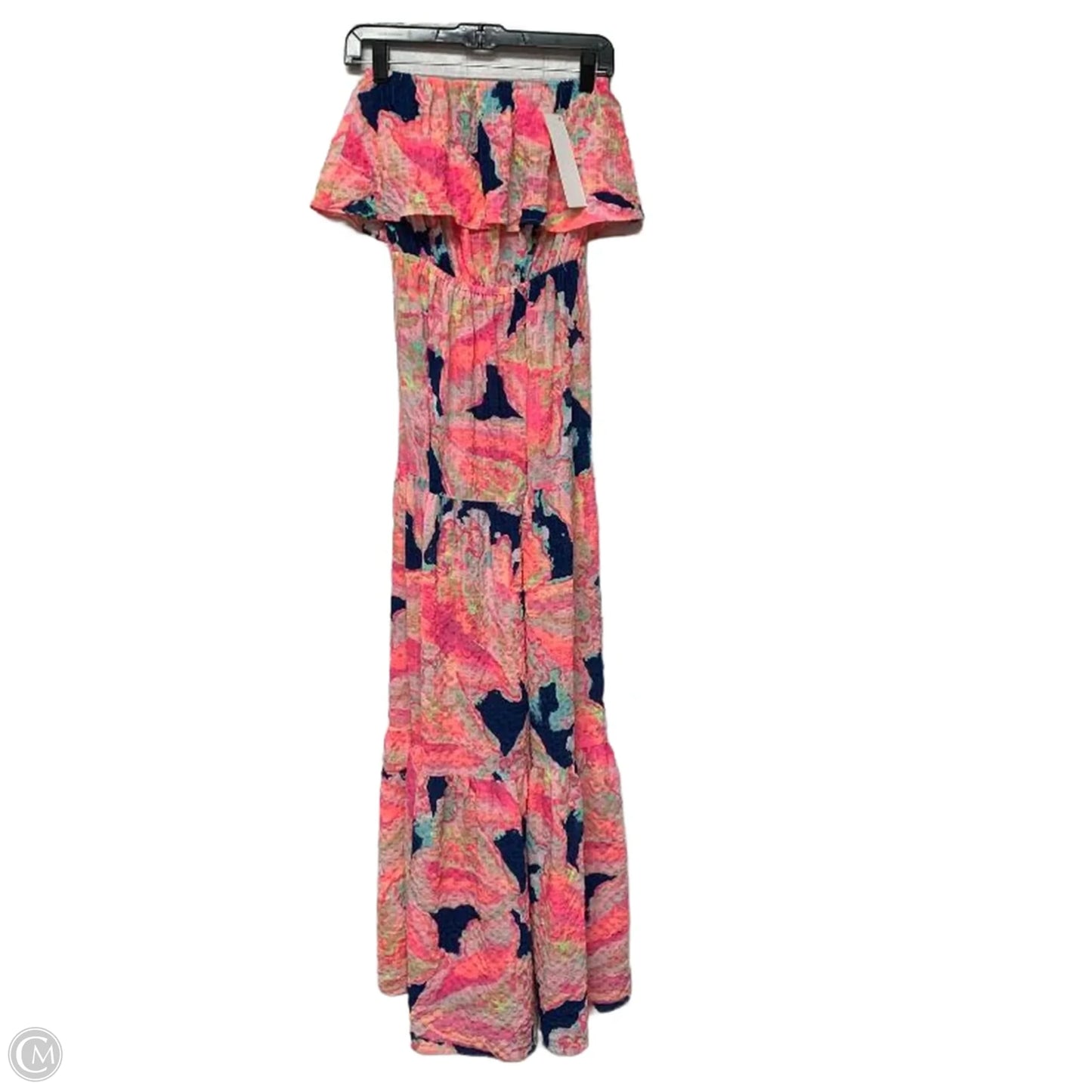 Dress Designer By Lilly Pulitzer In Blue & Pink, Size: Xs