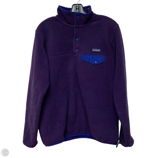 Sweatshirt Collar By Patagonia In Purple, Size: M