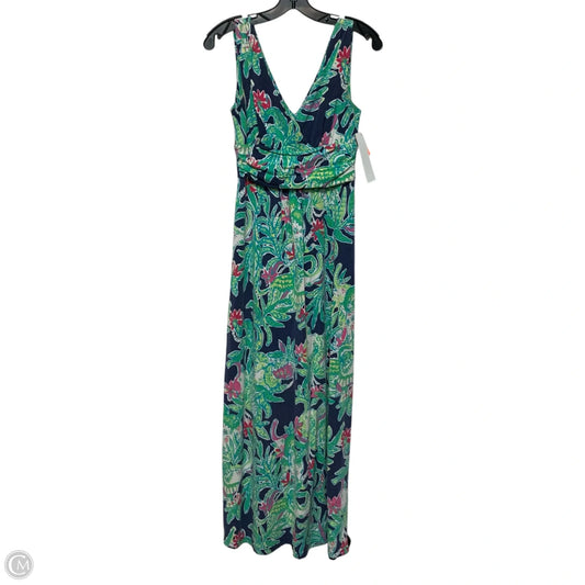 Dress Designer By Lilly Pulitzer In Blue & Green, Size: S