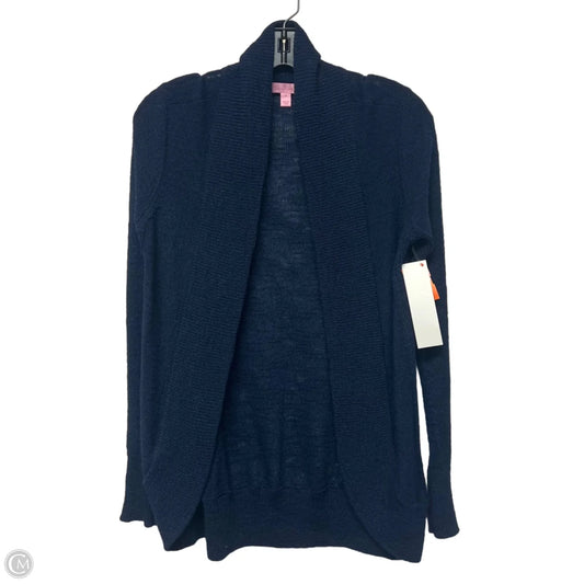 Sweater Cardigan Designer By Lilly Pulitzer In Blue, Size: S