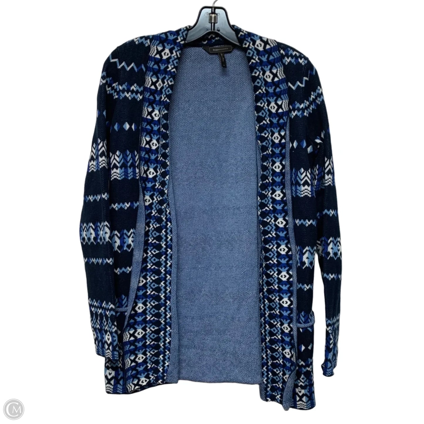 Sweater Cardigan By Bcbgmaxazria In Blue, Size: Xs