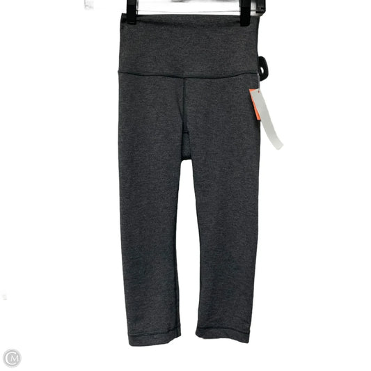 Athletic Leggings Capris By Lululemon In Grey, Size: Xs