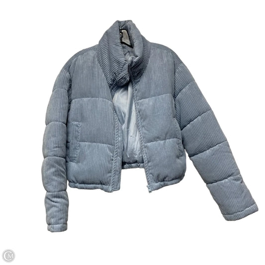 Jacket Puffer & Quilted By As Revival In Blue, Size: M