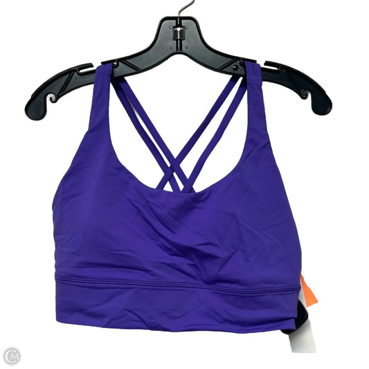 Athletic Bra By Lululemon In Purple, Size: L