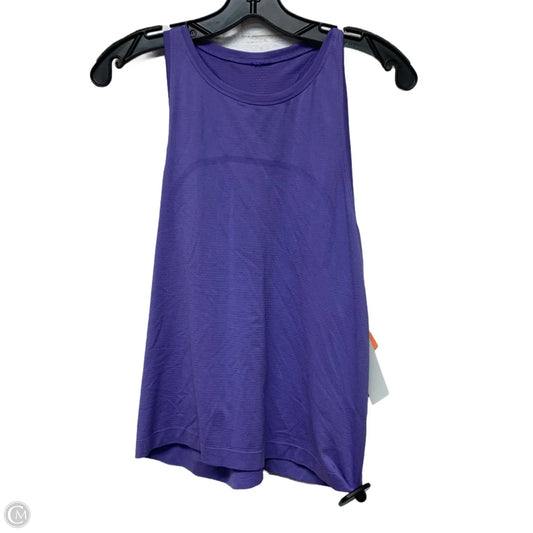 Athletic Tank Top By Lululemon In Purple, Size: L