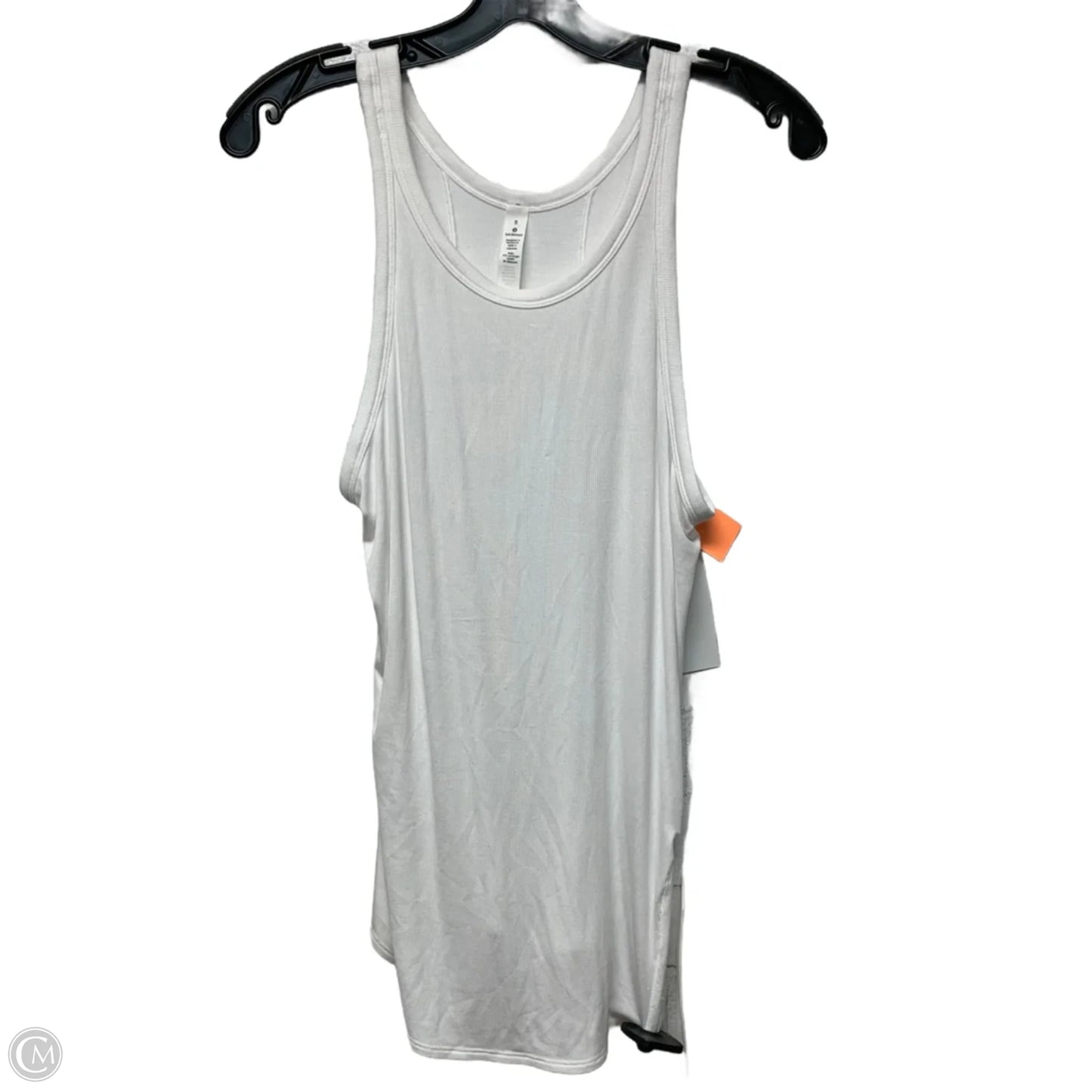 Athletic Tank Top By Lululemon In White, Size: M