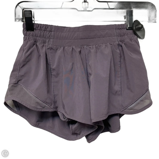 Athletic Shorts By Lululemon In Purple, Size: M