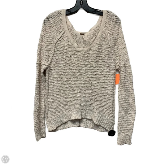 Sweater By Free People In White, Size: Xs