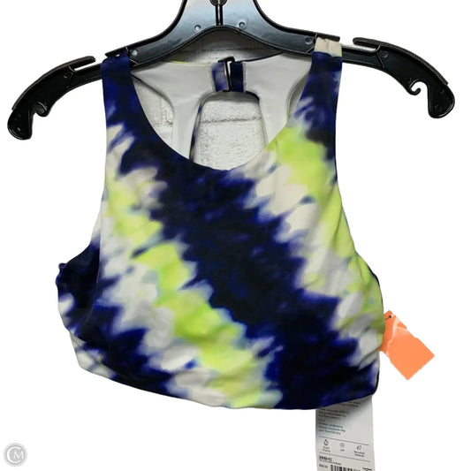 Swimsuit Top By Athleta In Blue & Yellow, Size: M