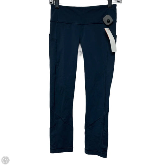 Athletic Leggings Capris By Lululemon In Blue, Size: S
