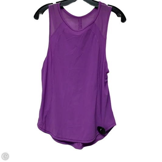 Athletic Tank Top By Lululemon In Purple, Size: S