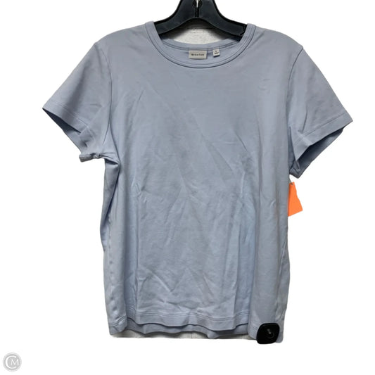 Top Short Sleeve Basic By Babaton In Blue, Size: L