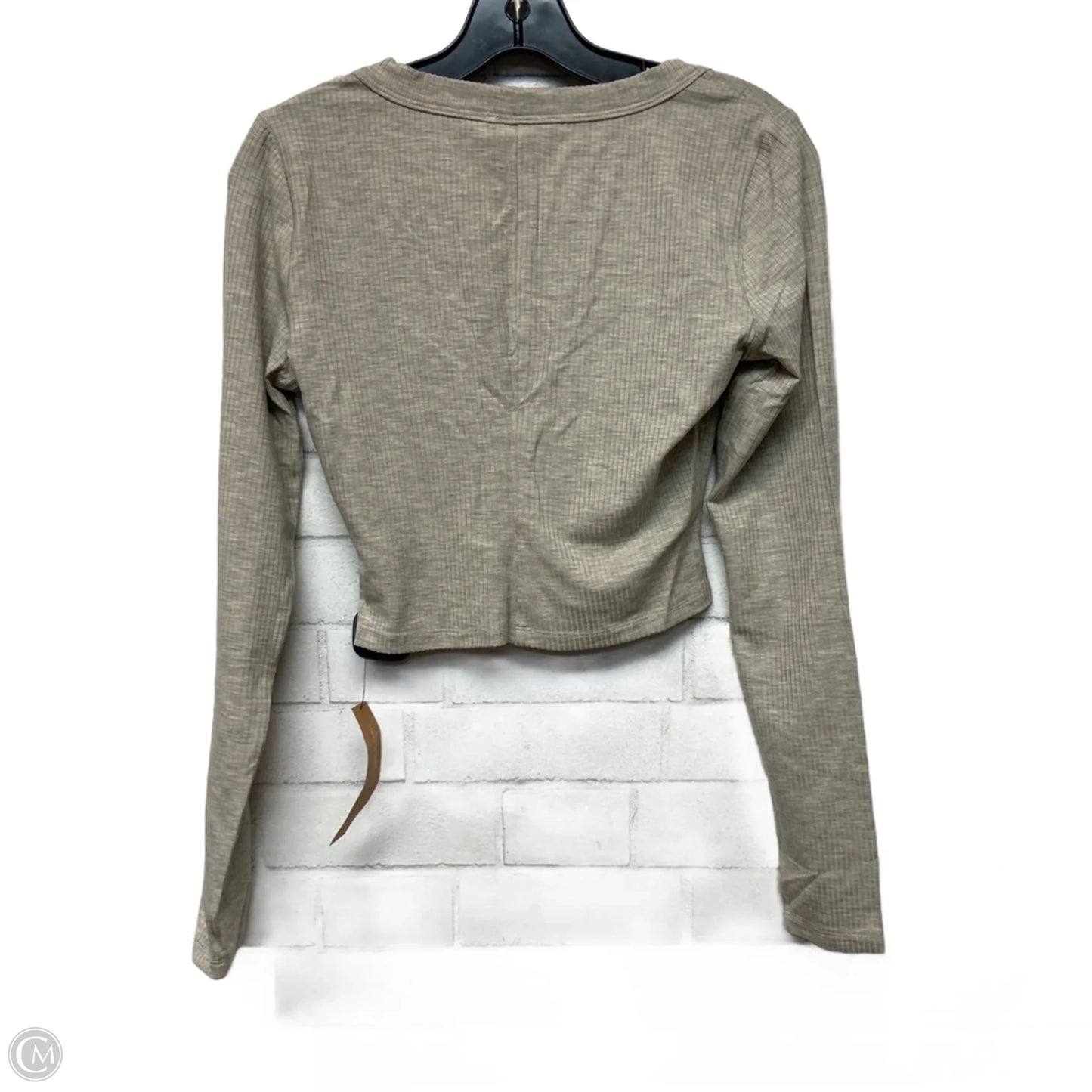 Top Long Sleeve By Reformation In Beige, Size: M