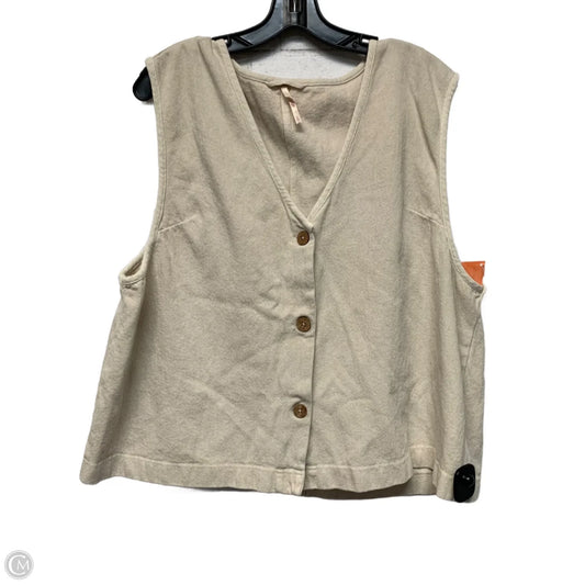 Vest Other By Free People In Cream, Size: Xl
