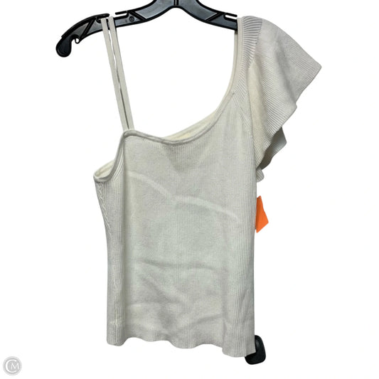 Top Sleeveless By Maeve In White, Size: L