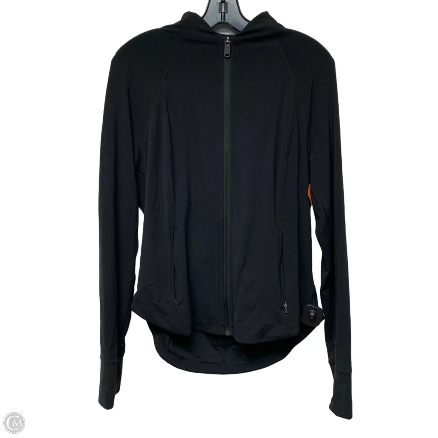 Athletic Jacket By Athleta In Black, Size: L
