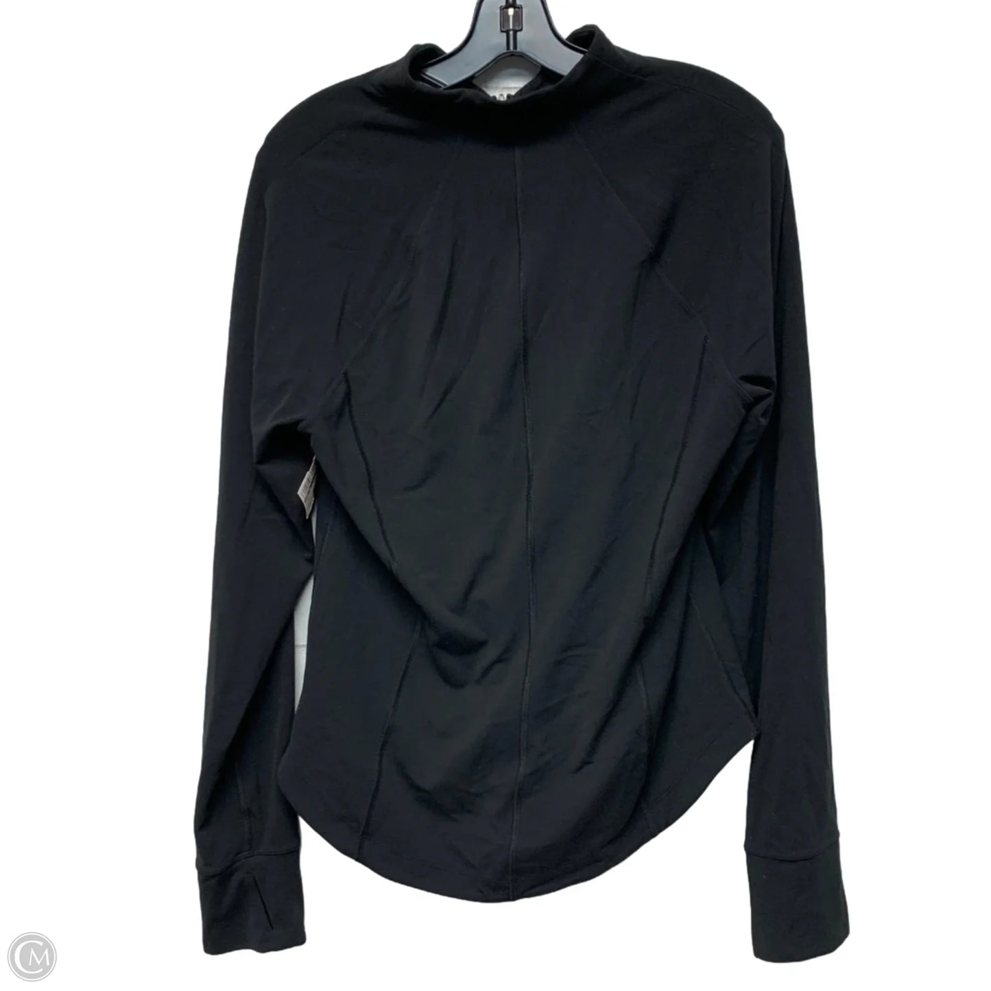 Athletic Jacket By Athleta In Black, Size: L
