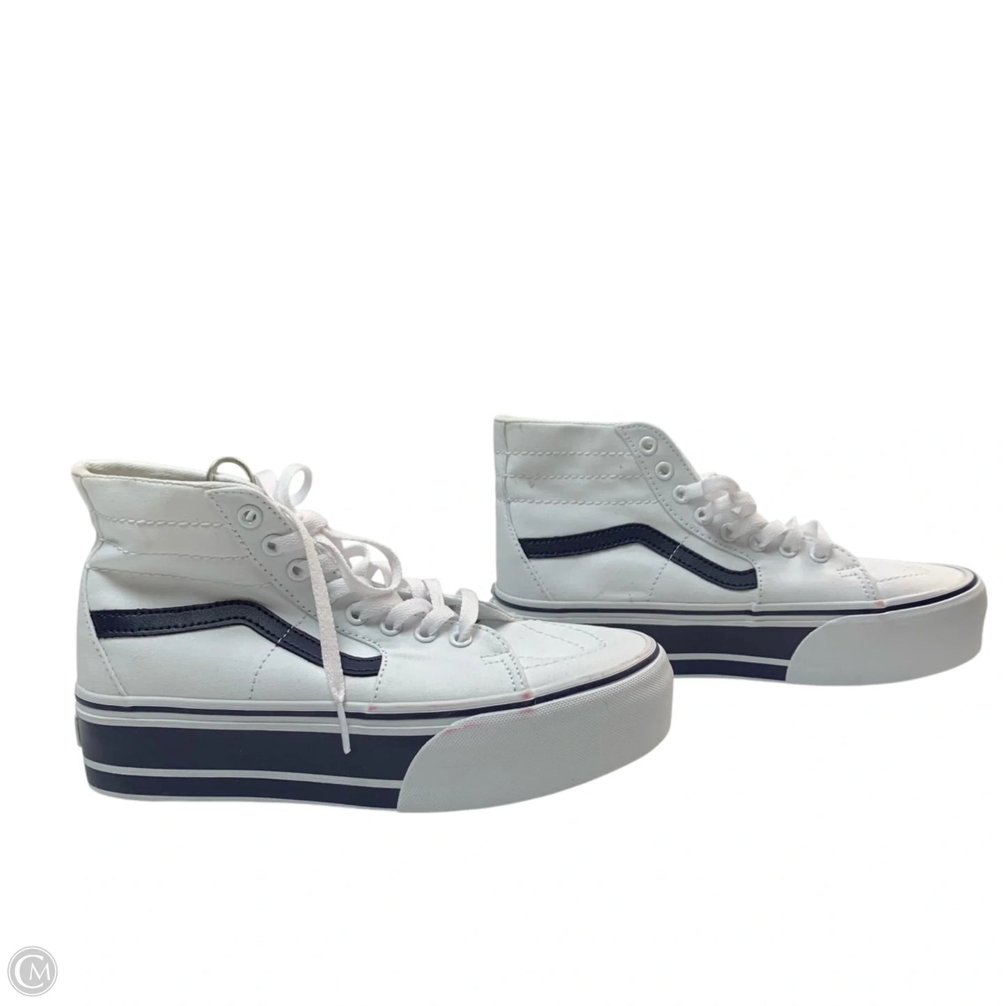 Shoes Sneakers By Vans In White, Size: 8.5