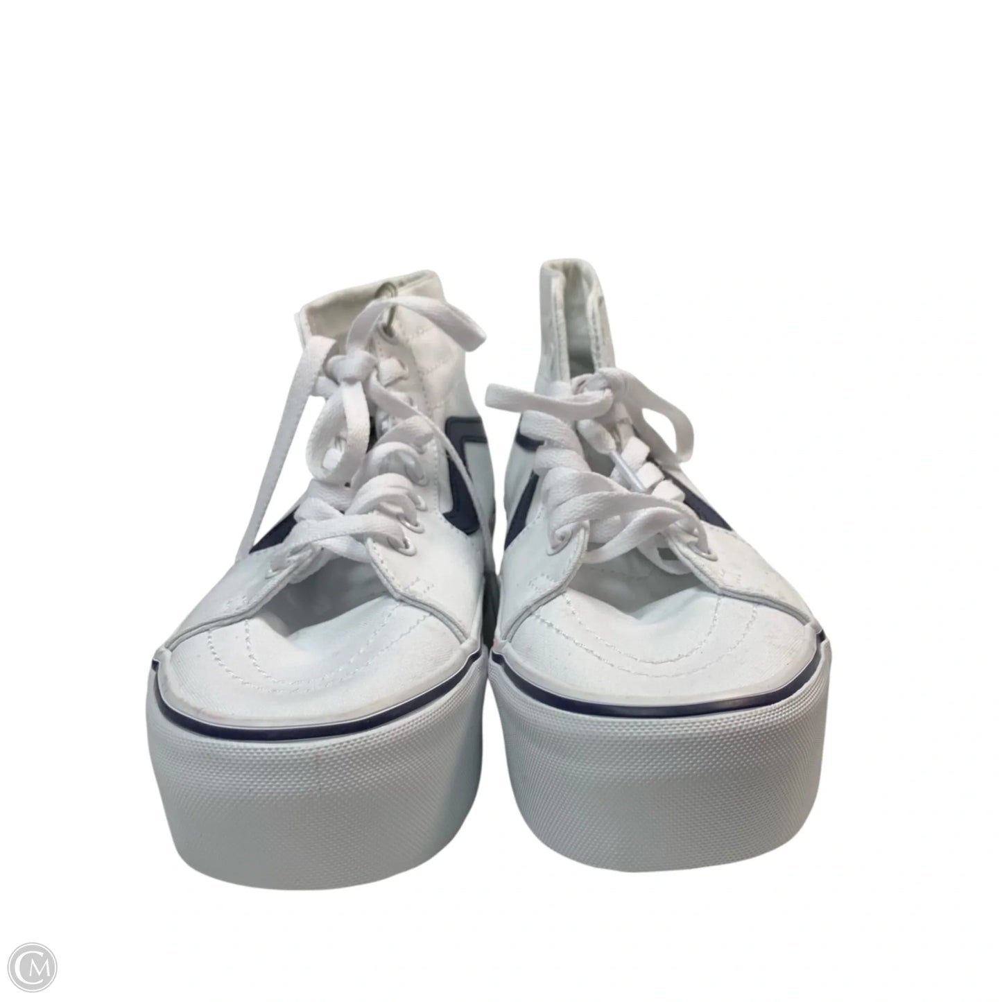 Shoes Sneakers By Vans In White, Size: 8.5