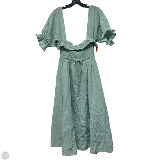 Dress Casual Maxi By R. Vivimos In Green, Size: L