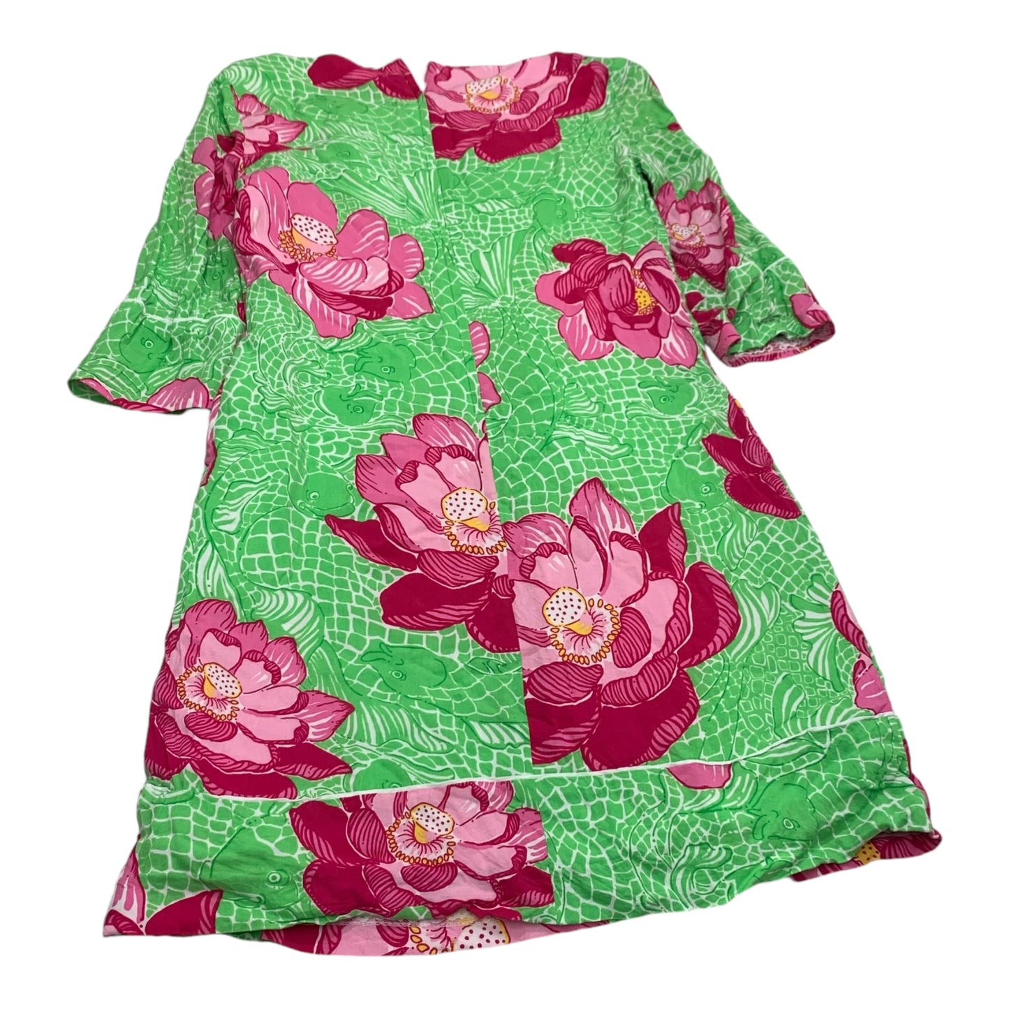 Dress Designer By Lilly Pulitzer In Green & Pink, Size: S