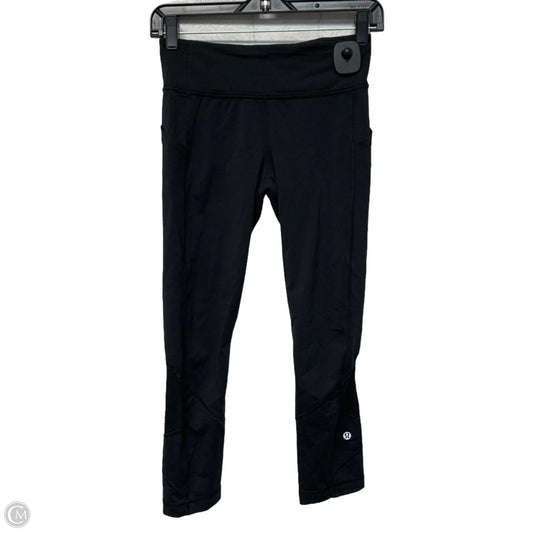 Athletic Leggings Capris By Lululemon In Black, Size: S