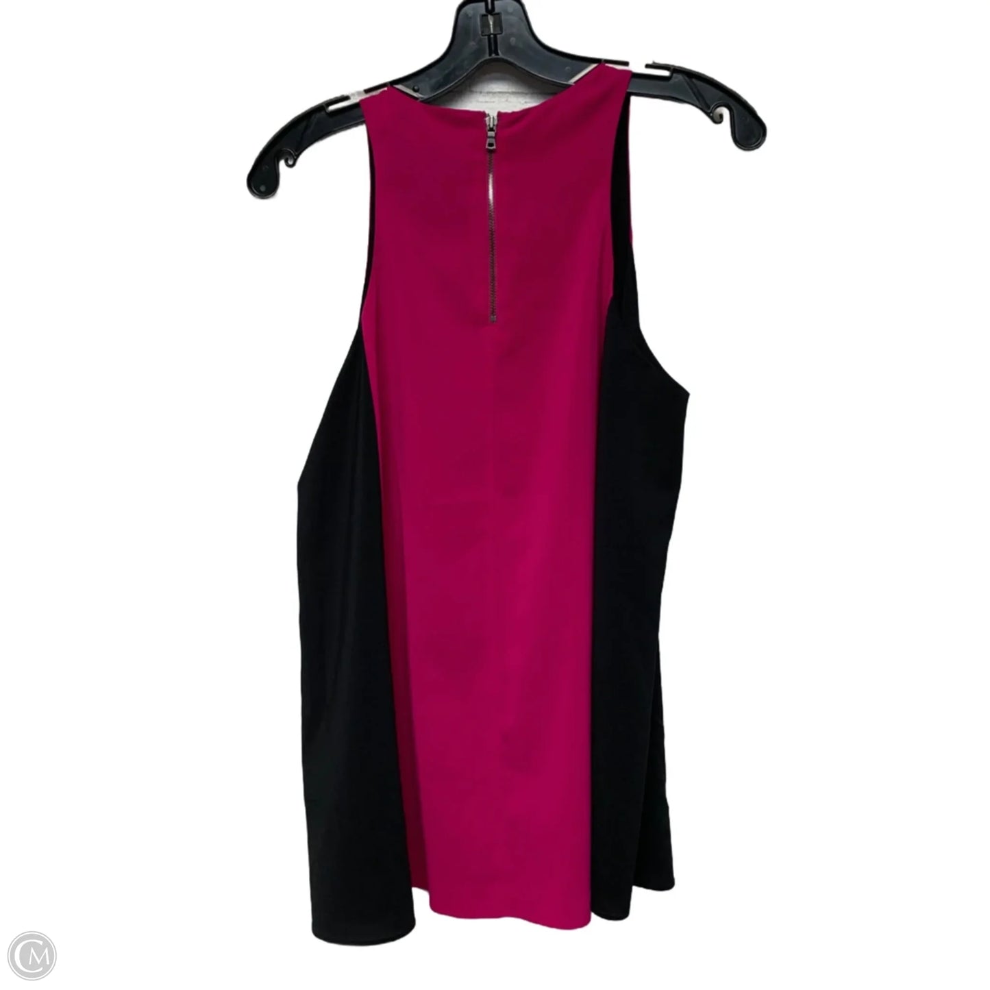 Blouse Designer By Alice + Olivia In Black & Pink, Size: Xs