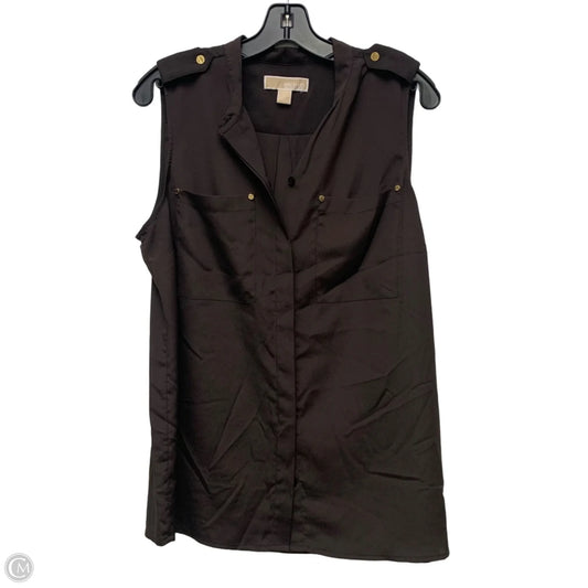 Top Sleeveless By Michael By Michael Kors In Brown, Size: L