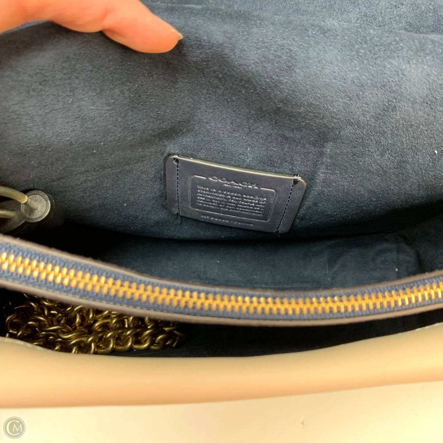 Crossbody Designer By Coach, Size: Large