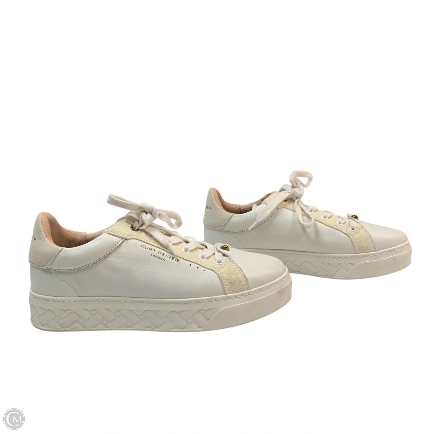Shoes Designer By Kurt Geiger In Cream, Size: 9.5