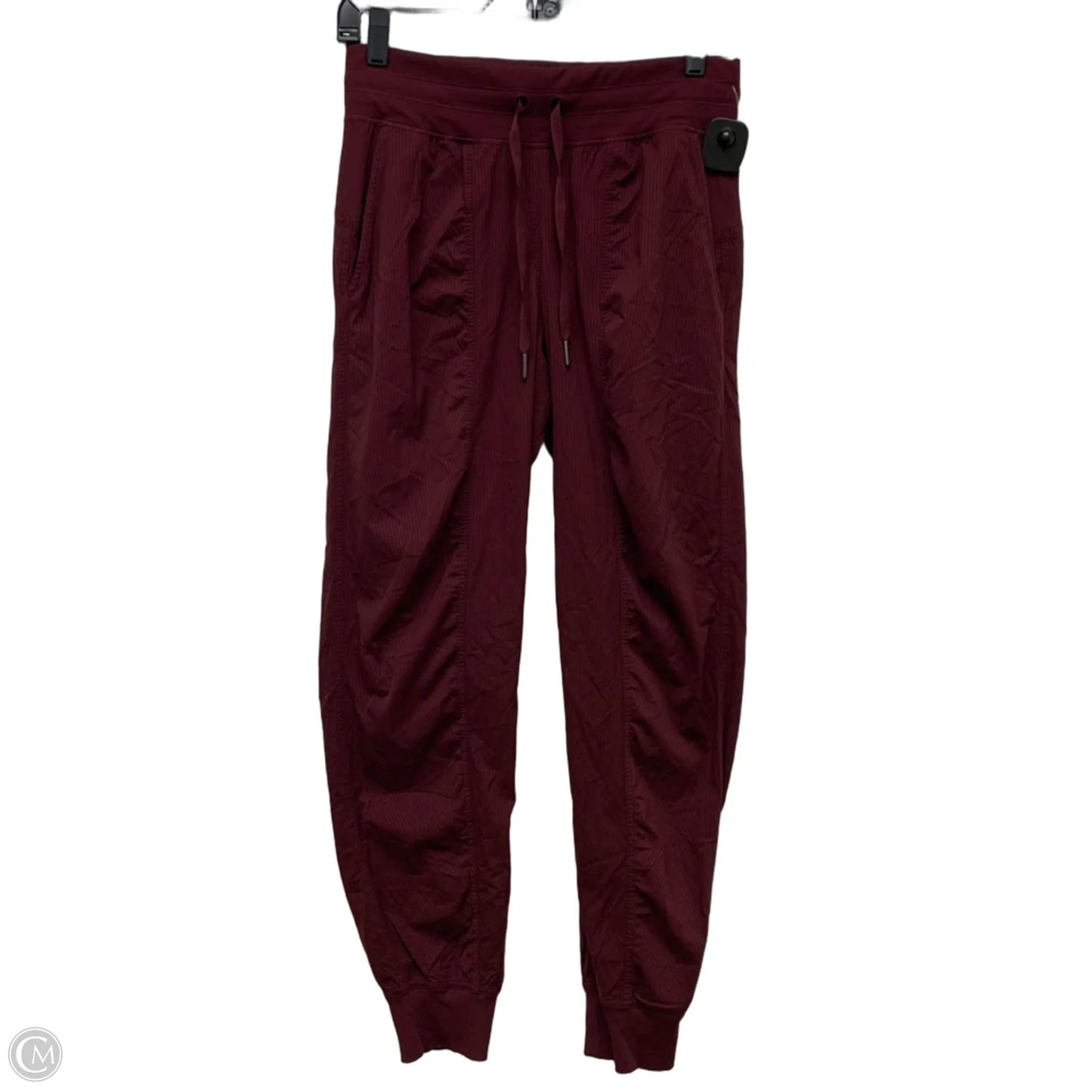 Athletic Pants By Lululemon In Maroon, Size: S