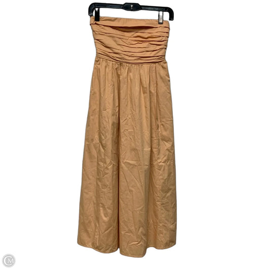 Dress Casual Maxi By Abercrombie And Fitch In Orange, Size: Xxsp