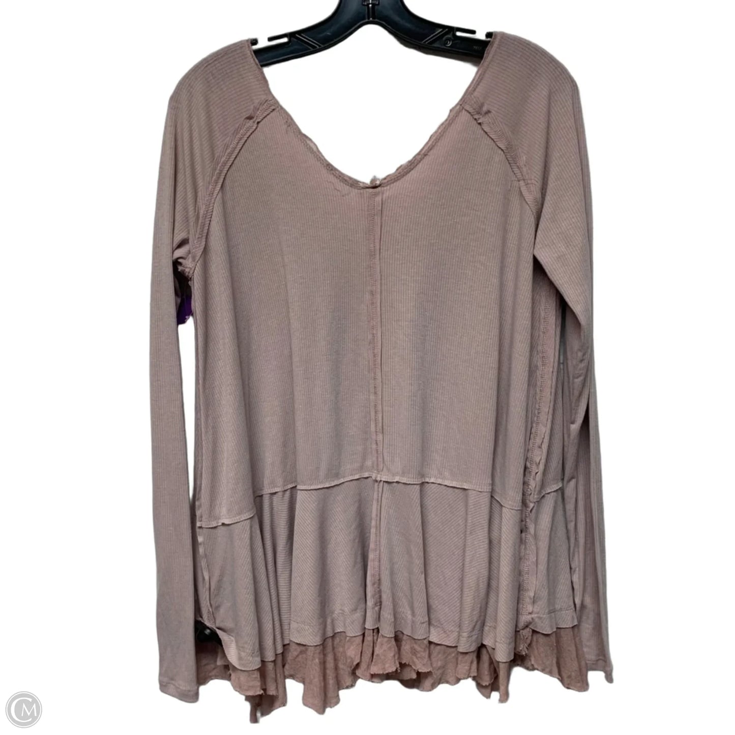 Top Long Sleeve By We The Free In Pink, Size: S
