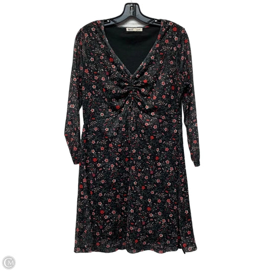 Dress Casual Short By Wallflower In Floral Print, Size: Xl
