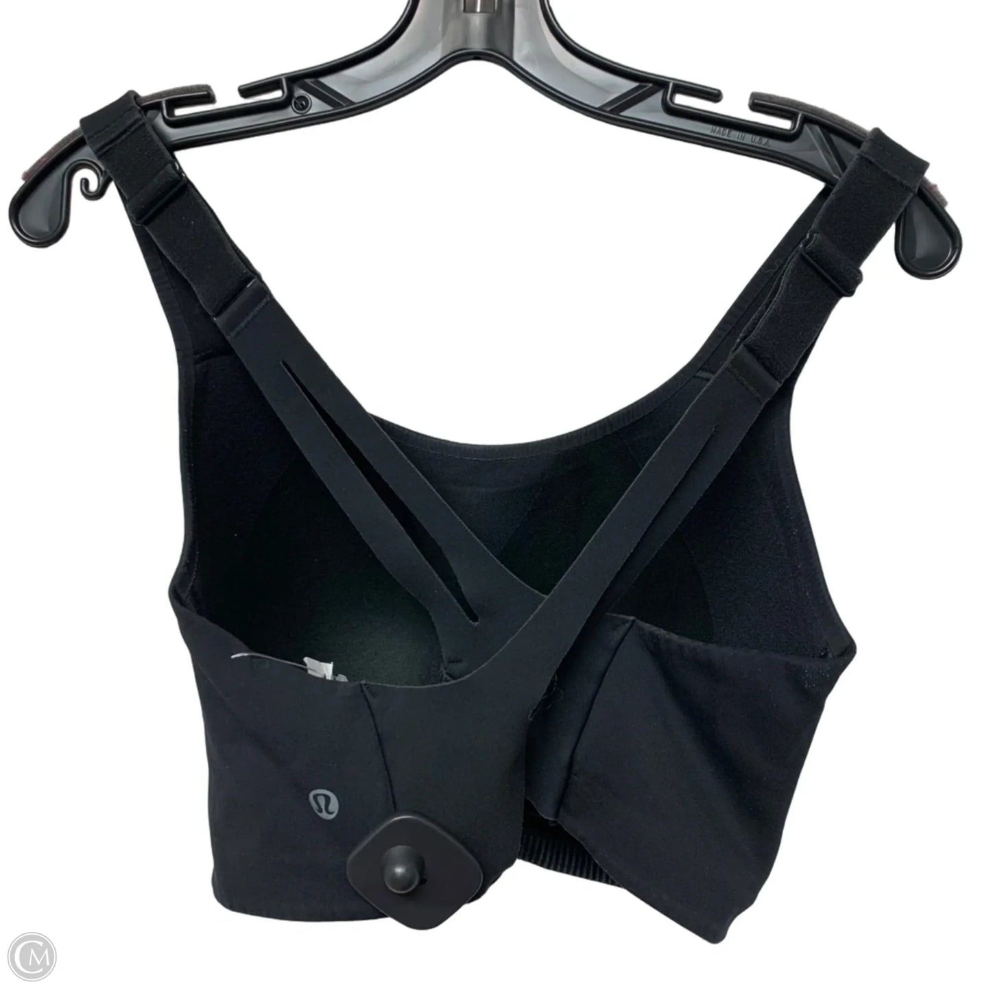 Athletic Bra By Lululemon In Black, Size: L