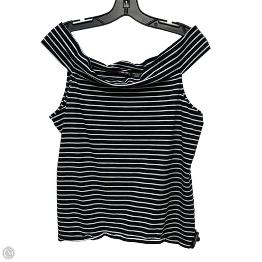 Top Sleeveless By Polo Ralph Lauren In Striped Pattern, Size: Xl