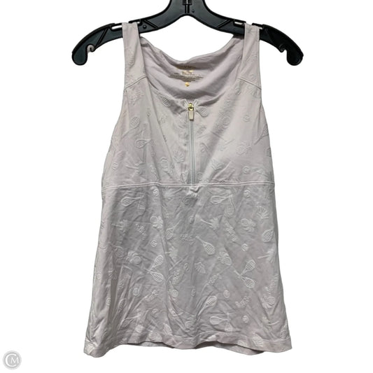 Top Sleeveless Designer By Lilly Pulitzer In White, Size: M