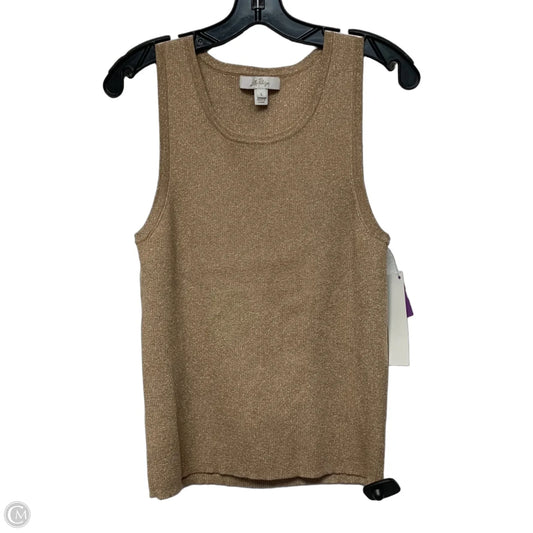 Top Sleeveless Designer By Lilly Pulitzer In Beige, Size: L
