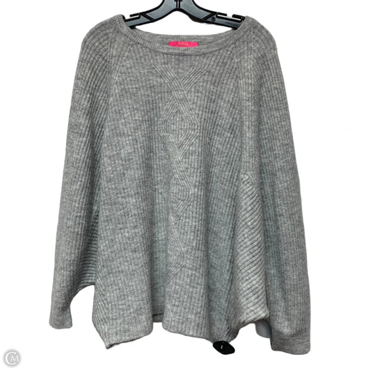 Sweater Designer By Lilly Pulitzer In Grey, Size: L