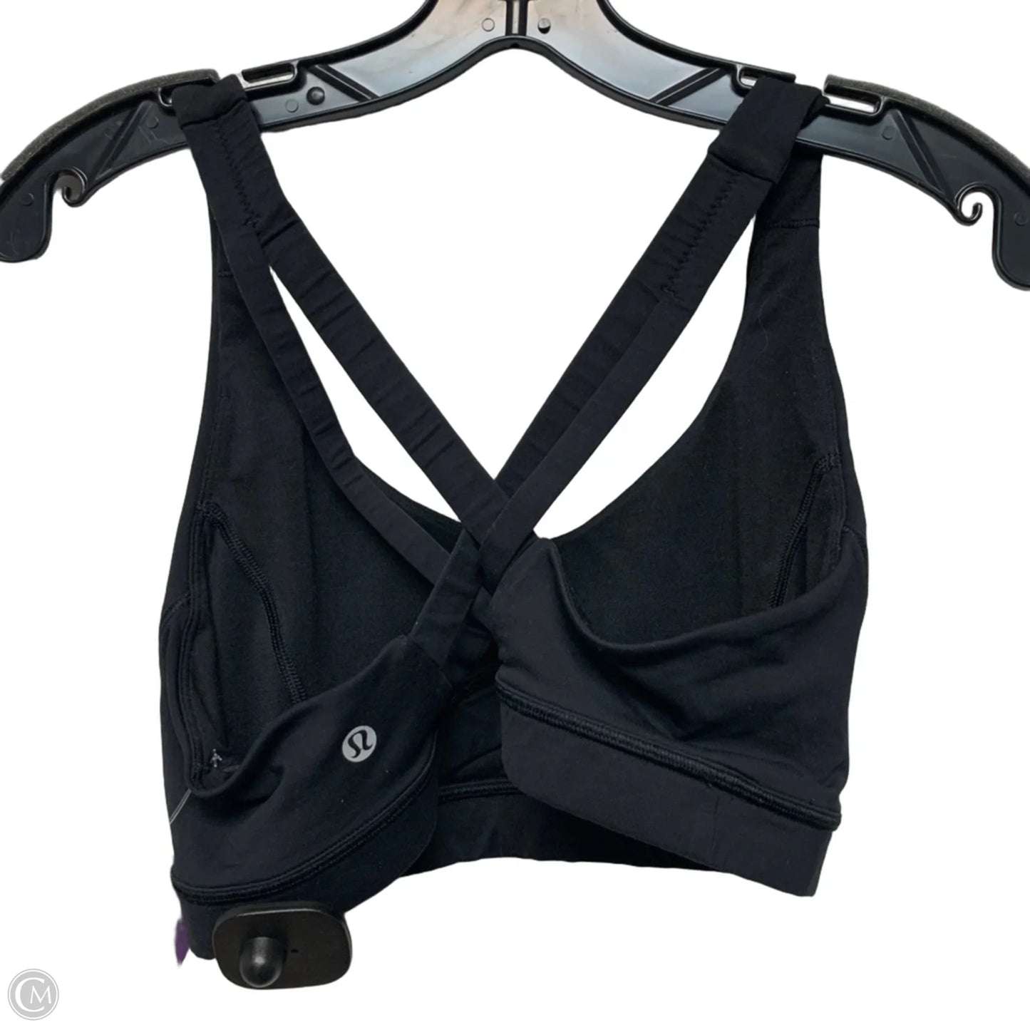 Athletic Bra By Lululemon In Black, Size: M