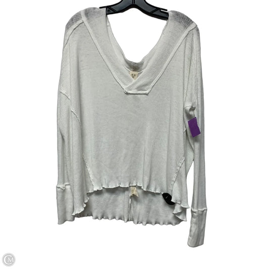 Top Long Sleeve By We The Free In White, Size: S