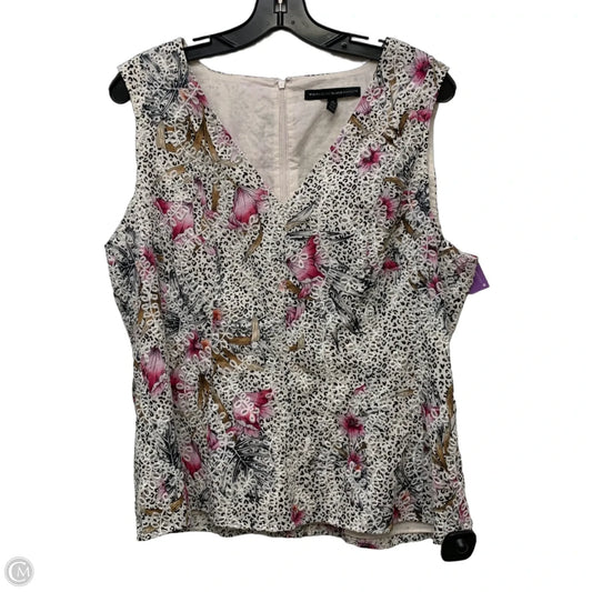 Top Sleeveless By White House Black Market In Black & White, Size: L